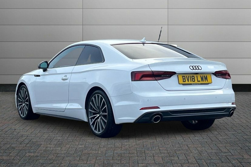 Audi A5 2.0 Tfsi S Line Coupe S Tronic 190 Ps White #3
