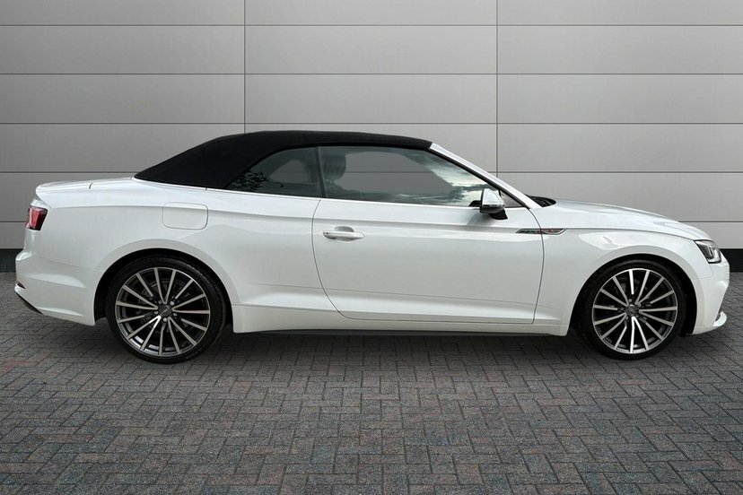 Audi A5 2.0 Tfsi 40 S Line Convertible S Tronic White #4