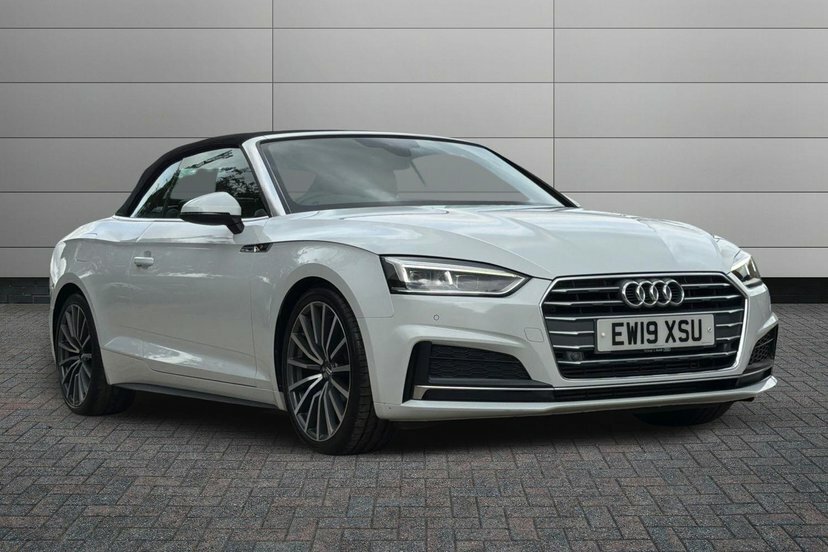 Audi A5 2.0 Tfsi 40 S Line Convertible S Tronic White
