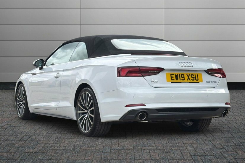 Audi A5 2.0 Tfsi 40 S Line Convertible S Tronic White #3