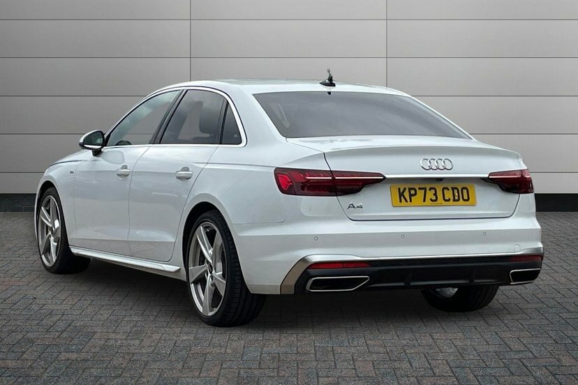 Audi A4 2.0 Tfsi 35 S Line Saloon S Tronic 150 White #3