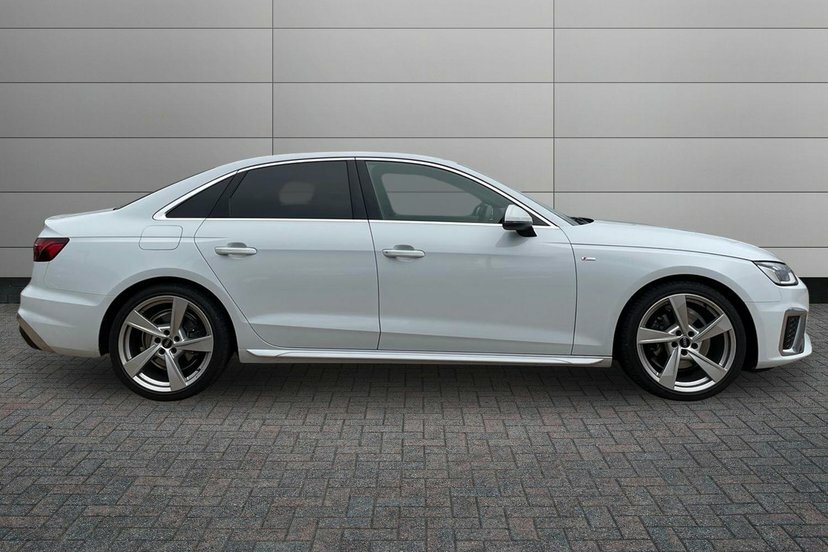 Audi A4 2.0 Tfsi 35 S Line Saloon S Tronic 150 White #4