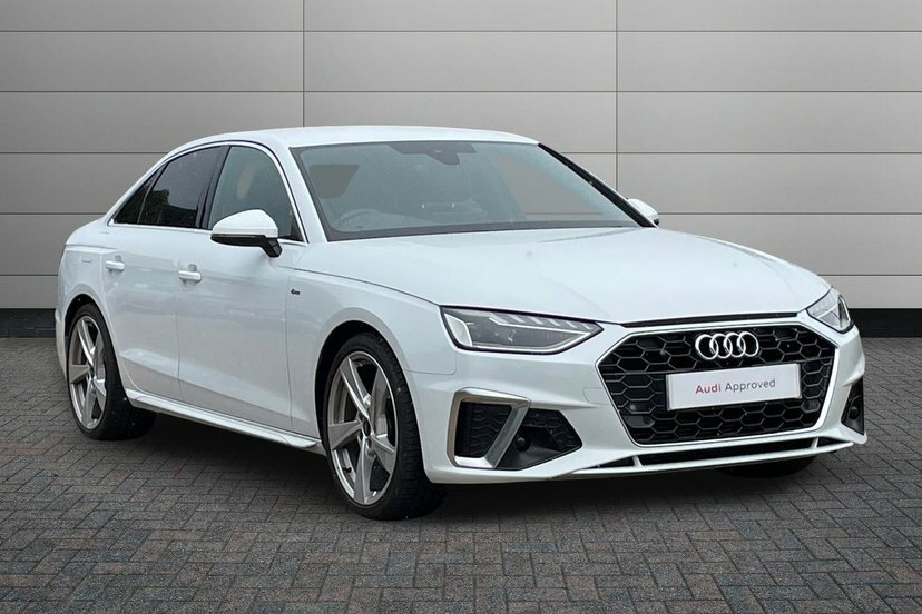 Audi A4 2.0 Tfsi 35 S Line Saloon S Tronic 150 White