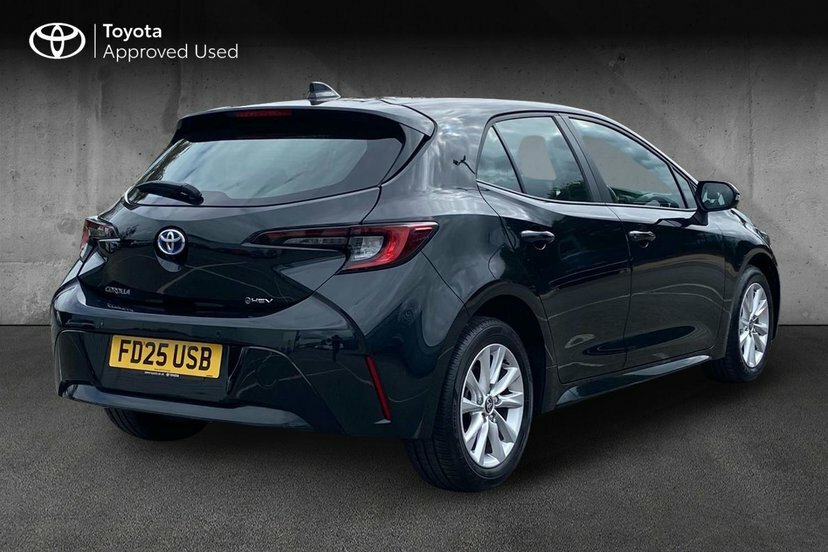 Toyota Corolla 1.8 Vvt-h Icon Hatchback Hybrid Cvt 14 Black #2