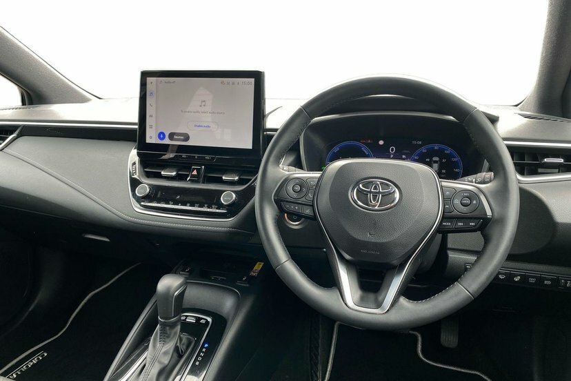 Toyota Corolla 1.8 Vvt-h Icon Hatchback Hybrid Cvt 14 Black #6
