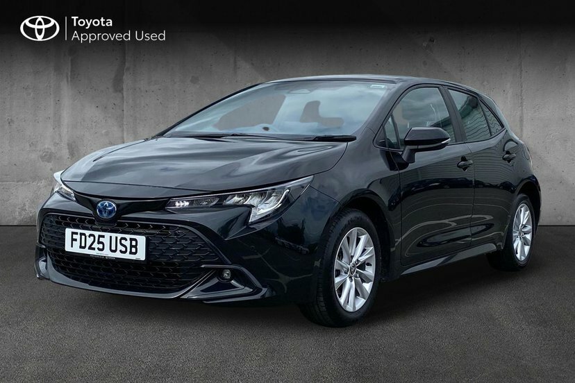 Toyota Corolla 1.8 Vvt-h Icon Hatchback Hybrid Cvt 14 Black #3