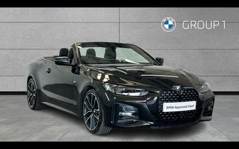 BMW 4 Series 420I M Sport Convertible Black
