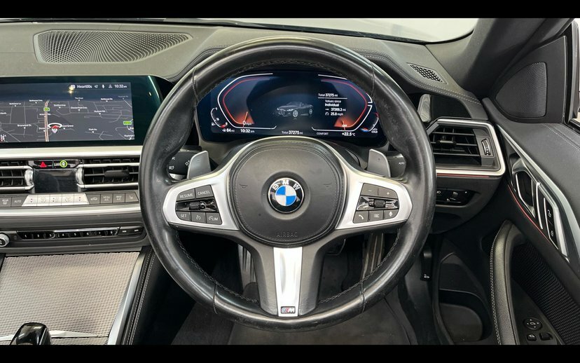 BMW 4 Series 420I M Sport Convertible Black #5