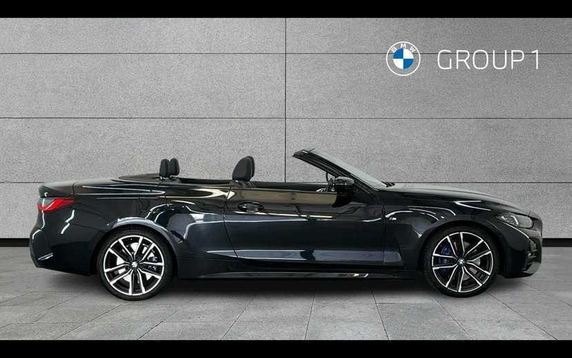 BMW 4 Series 420I M Sport Convertible Black #3