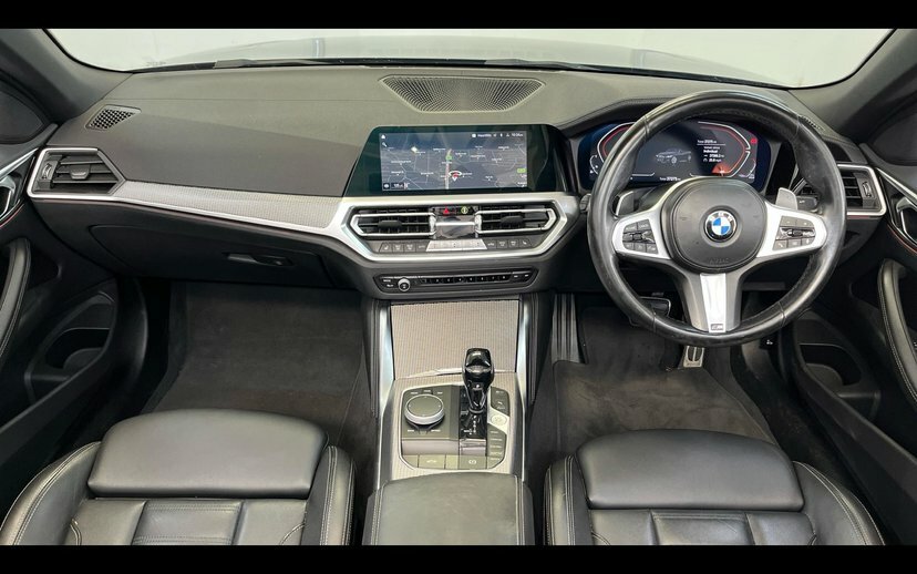 BMW 4 Series 420I M Sport Convertible Black #4