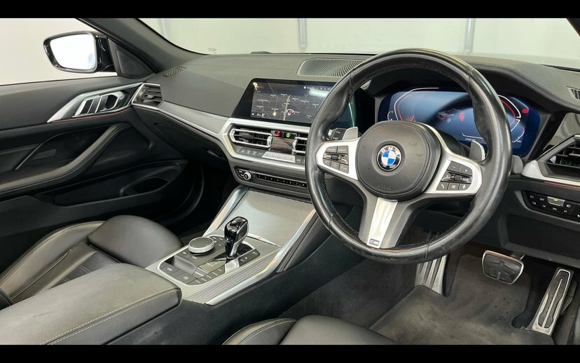 BMW 4 Series 420I M Sport Convertible Black #6