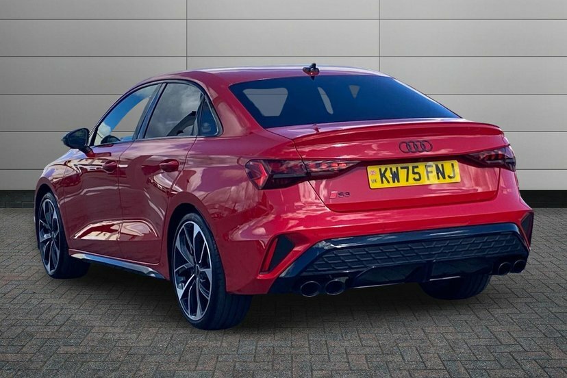 Audi S3 2.0 Tfsi Black Edition Saloon S Tronic Red #3