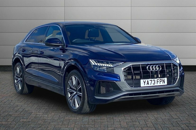 Audi Q8 3.0 Tfsi V6 55 S Line Suv Tiptronic Qua Blue