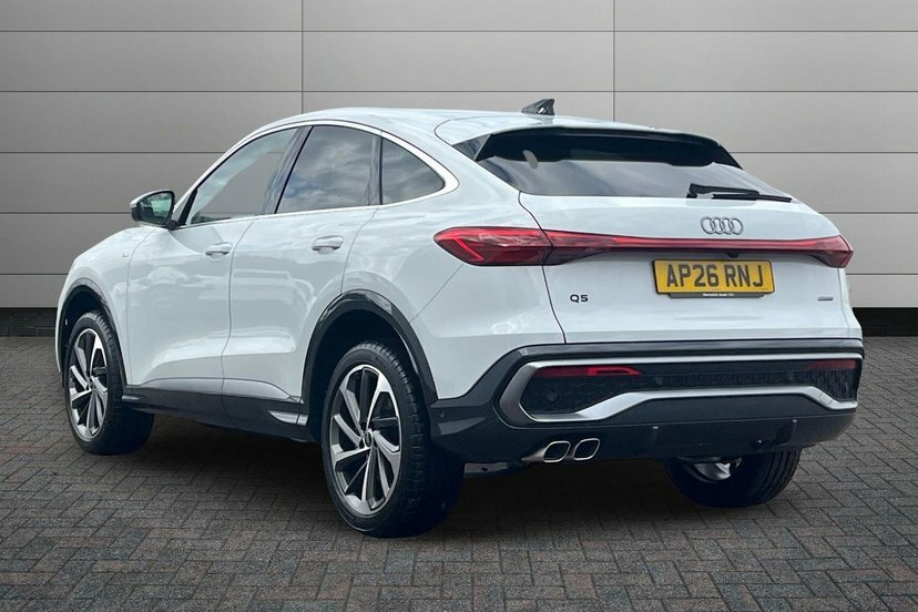 Audi Q5 2.0 Tdi S Line Sportback S Tronic Quatt White #3