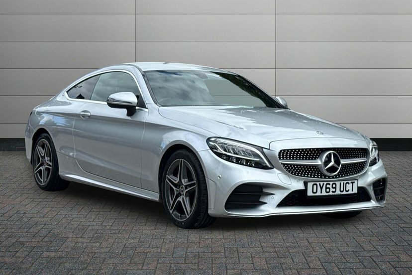 Mercedes-Benz C Class 1.5 C200 Mhev Amg Line Coupe G-tronic Silver
