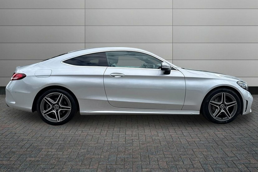 Mercedes-Benz C Class 1.5 C200 Mhev Amg Line Coupe G-tronic Silver #3