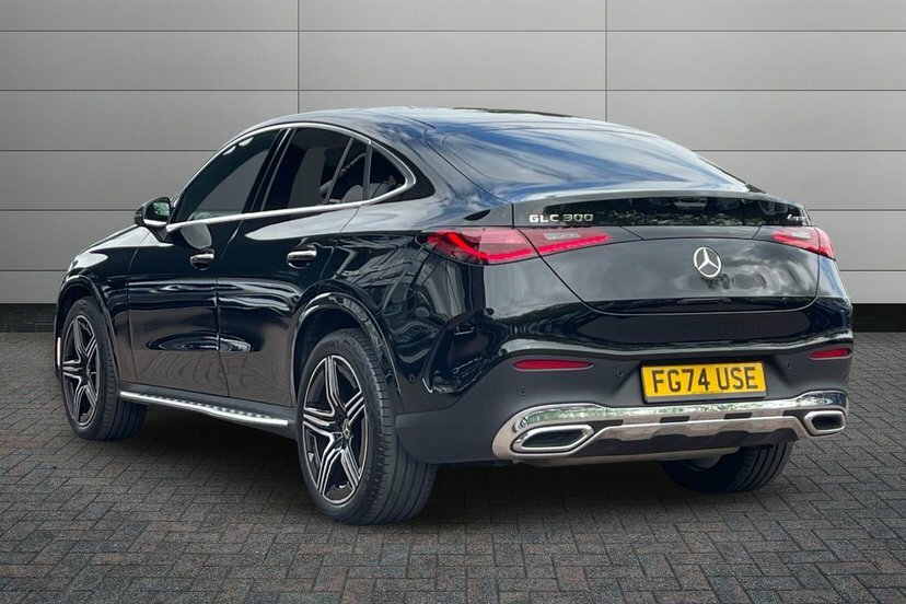 Mercedes-Benz GLC Class 2.0 Glc300h Mhev Amg Line Premium Coupe Petr Black #2