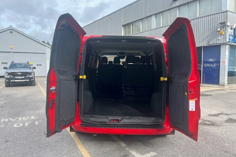 Ford Transit Custom 2.0 310 Ecoblue Sport Crew Van Double Cab 6Dr Dies KV19SSJ Red #2