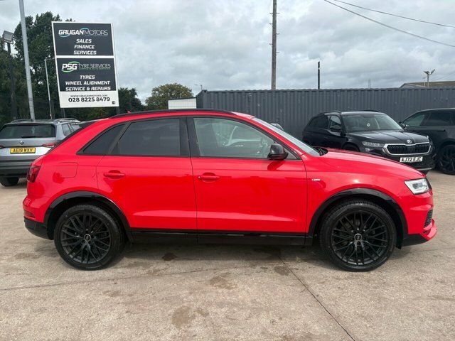 Audi Q3 Tdi Black Edition Suv ST67VPN Red #2