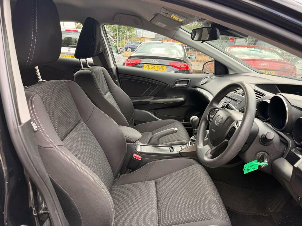 Honda Civic 1.4 I-vtec S Euro 6 S S Black #6