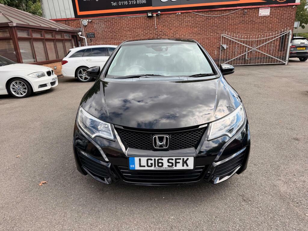 Honda Civic 1.4 I-vtec S Euro 6 S S Black #2