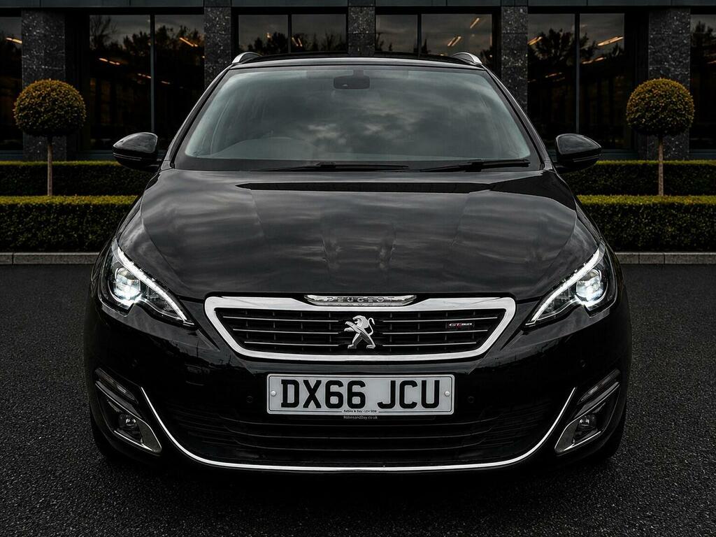 Peugeot 308 SW Estate 1.6 Bluehdi Gt Line Euro 6 Ss 2016 Black #2