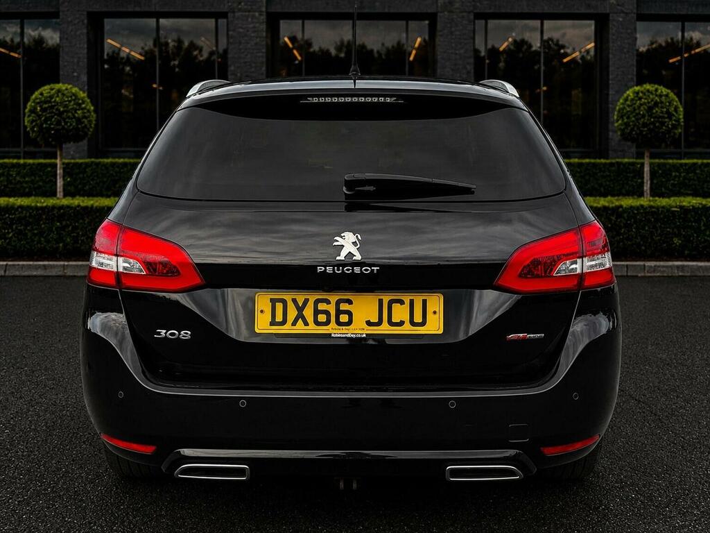 Peugeot 308 SW Estate 1.6 Bluehdi Gt Line Euro 6 Ss 2016 Black #5
