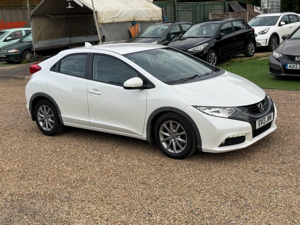 Honda Civic 1.8 I-vtec Es Euro 5 S S White #4