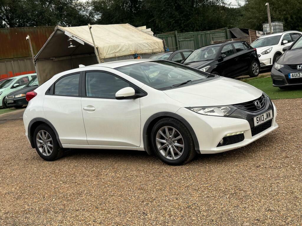 Honda Civic 1.8 I-vtec Es Euro 5 S S White #5