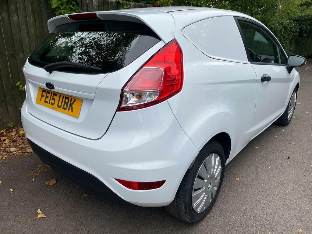 Ford Fiesta 1.5 Tdci Panel Van White #2
