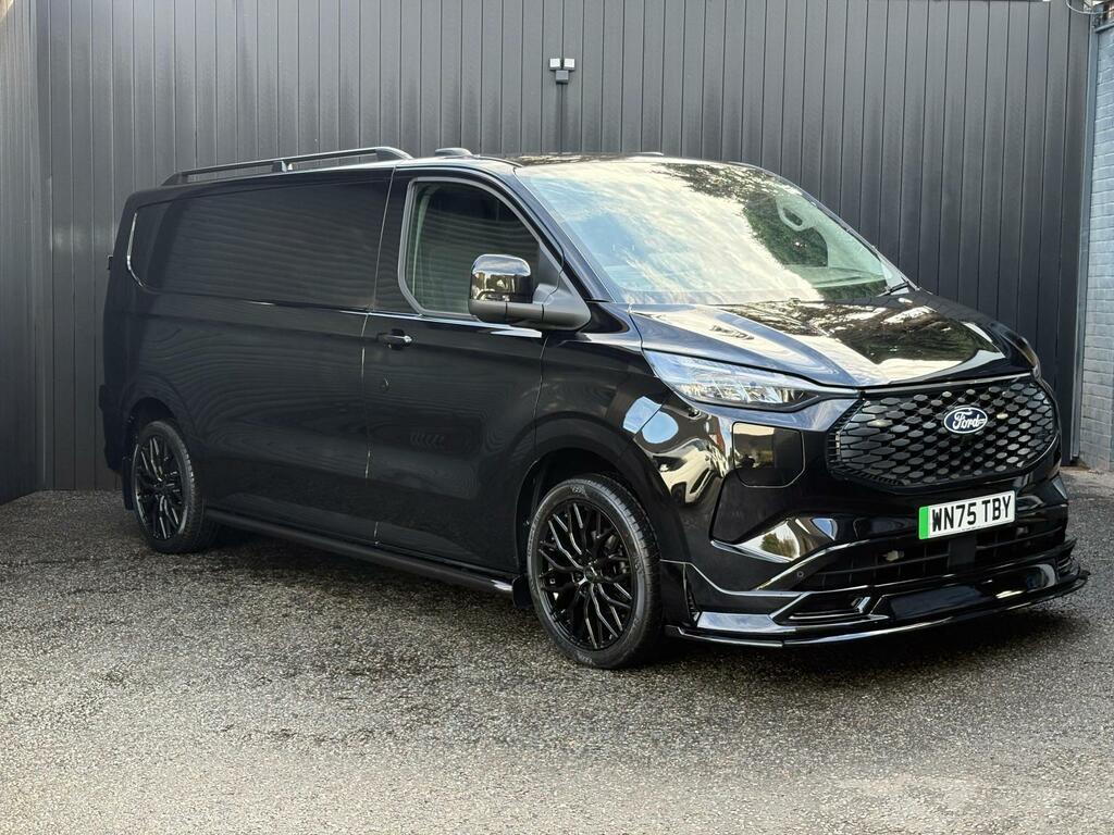 Ford Transit Custom 65Kwh 136Ps G-sport Limited Panel Van Electri WN75TBY Black #4