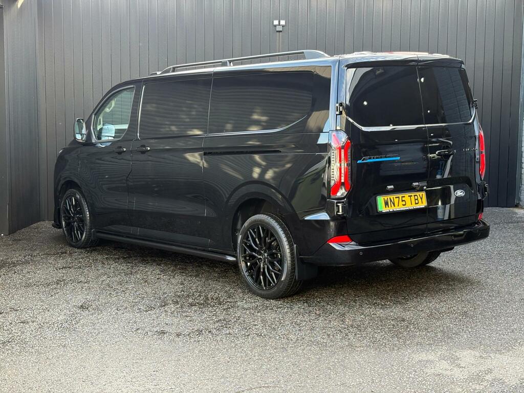 Ford Transit Custom 65Kwh 136Ps G-sport Limited Panel Van Electri WN75TBY Black #3