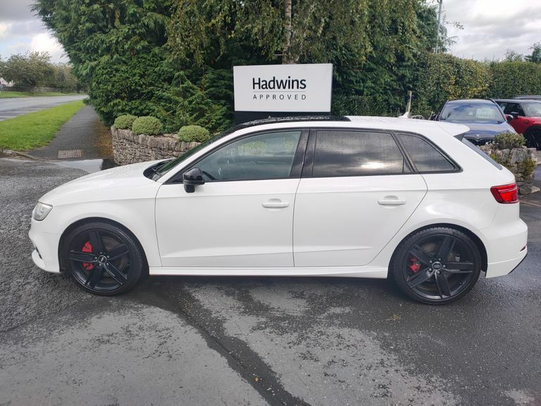 Audi A3 S3 Tfsi Quattro Black Edition S Tronic White #5