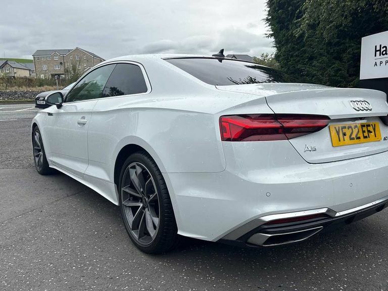Audi A5 Coup- S Line 40 Tfsi 204 Ps S Tronic White #3