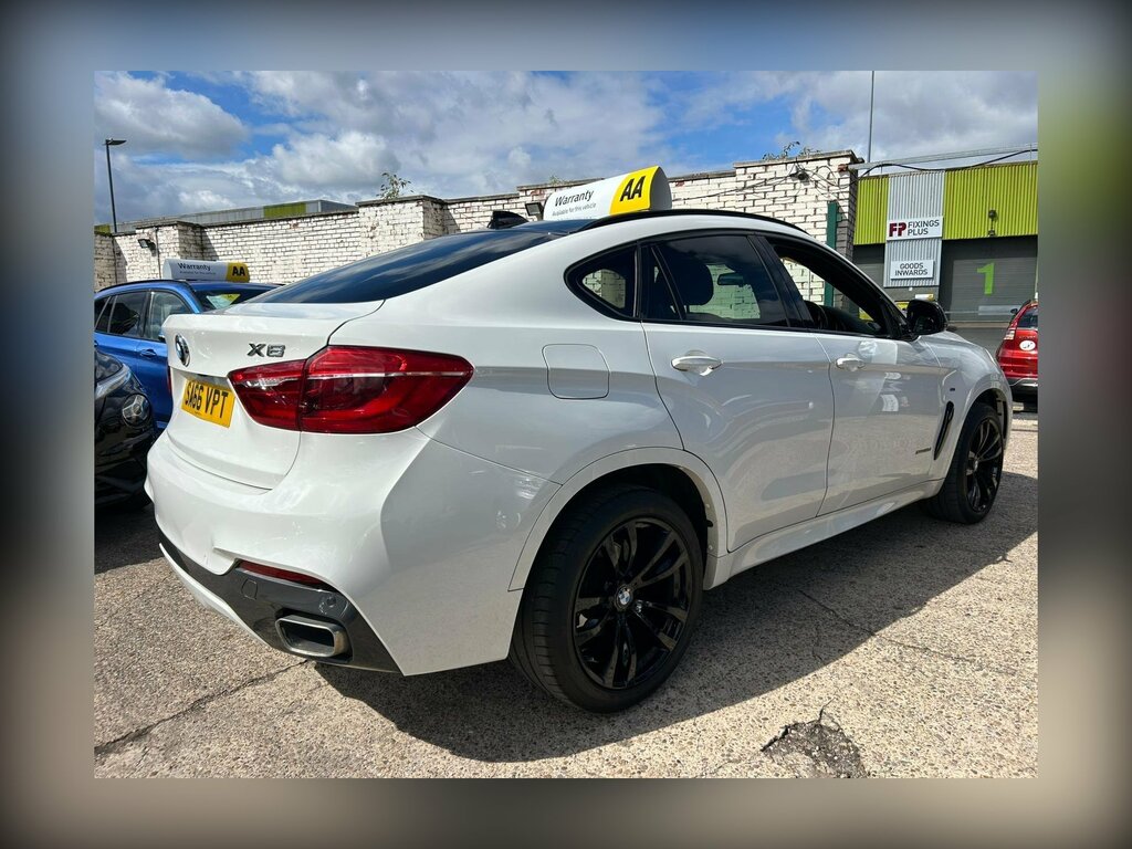 BMW X6 3.0 30D M Sport Xdrive Euro 6 Ss White #4