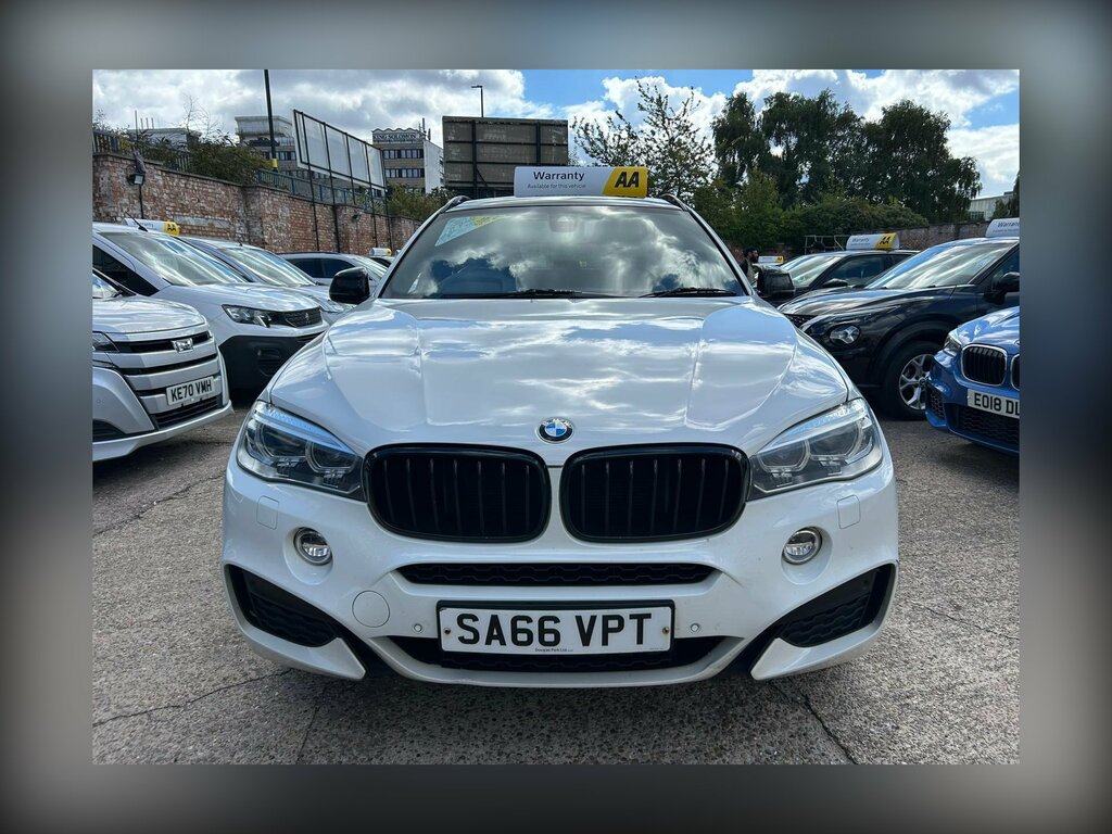BMW X6 3.0 30D M Sport Xdrive Euro 6 Ss White #5