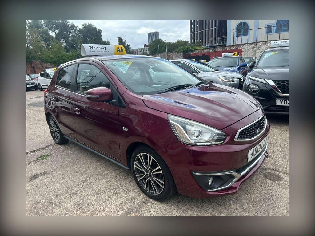 Mitsubishi Mirage 1.2 4 Cvt Euro 6 Ss Purple