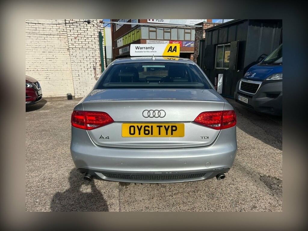 Audi A4 2.7 Tdi Black Edition Multitronic Euro 5 OY61TYP Silver #6