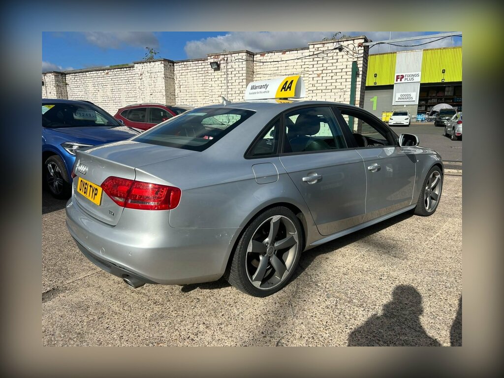 Audi A4 2.7 Tdi Black Edition Multitronic Euro 5 OY61TYP Silver #3