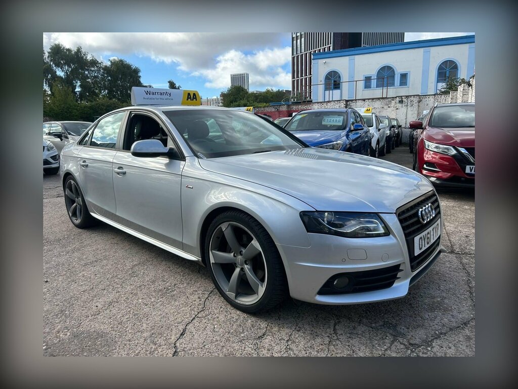 Audi A4 2.7 Tdi Black Edition Multitronic Euro 5 OY61TYP Silver