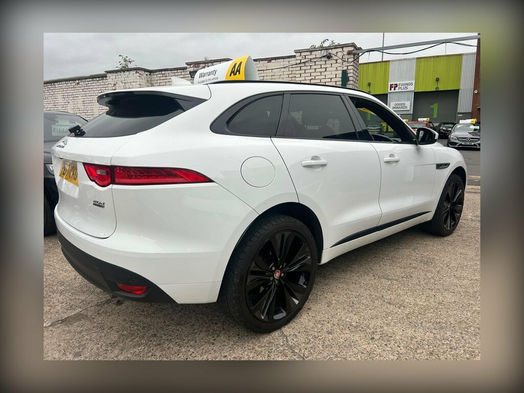 Jaguar F-Pace 2.0 D180 R-sport Awd Euro 6 Ss White #4