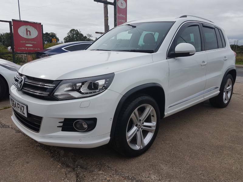 Volkswagen Tiguan 2.0 Tdi Bluemotion Tech R-line Dsg White #2