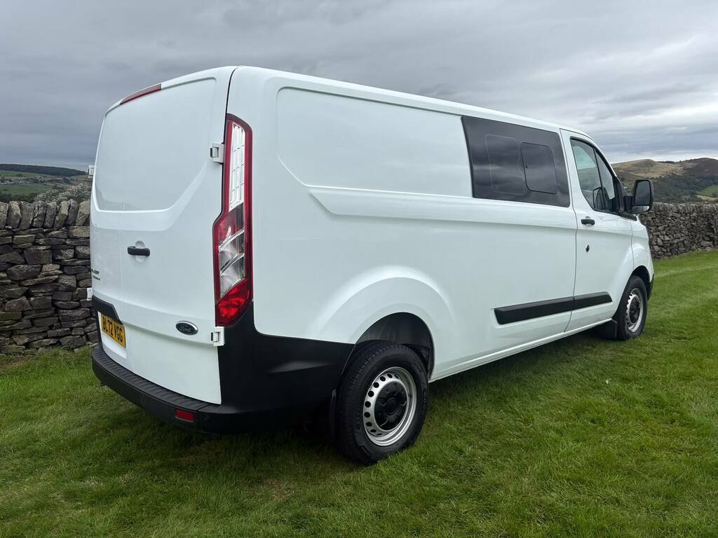 Ford Transit Custom 2.0 Ecoblue 130Ps Low Roof Dcab Leader Van White #3