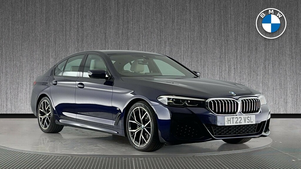 BMW 5 Series 2.0 520D Mht M Sport Steptronic Euro 6 Ss Blue