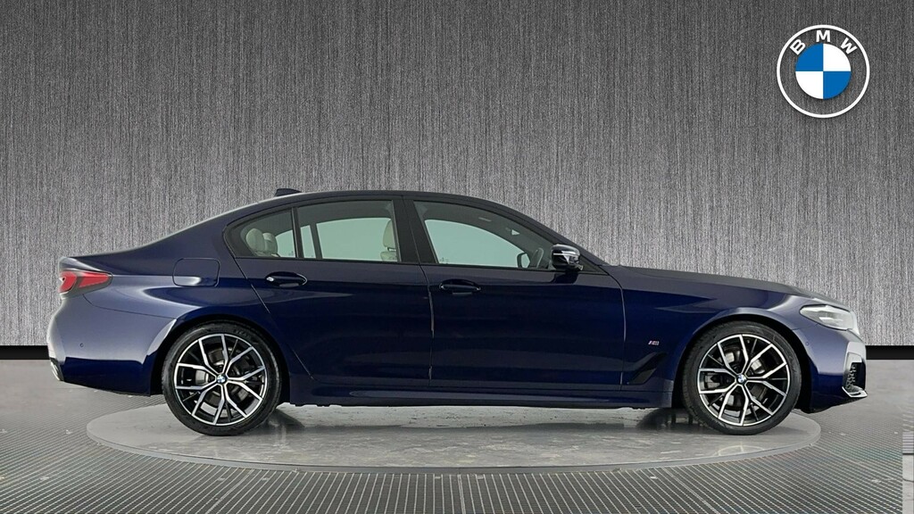 BMW 5 Series 2.0 520D Mht M Sport Steptronic Euro 6 Ss Blue #3