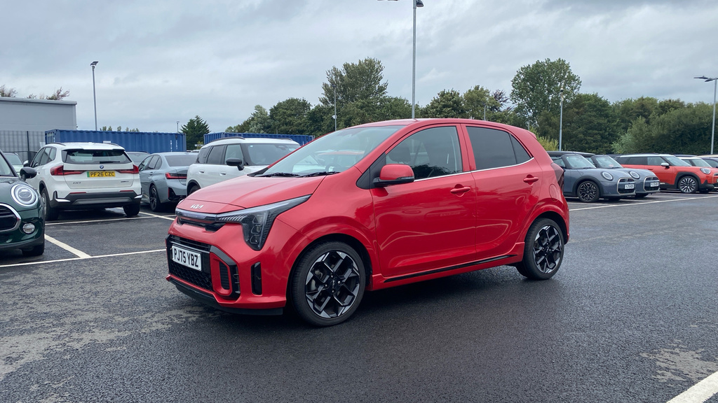 Kia Picanto 1.0 Gt-line Amt Euro 6 Ss Red #6