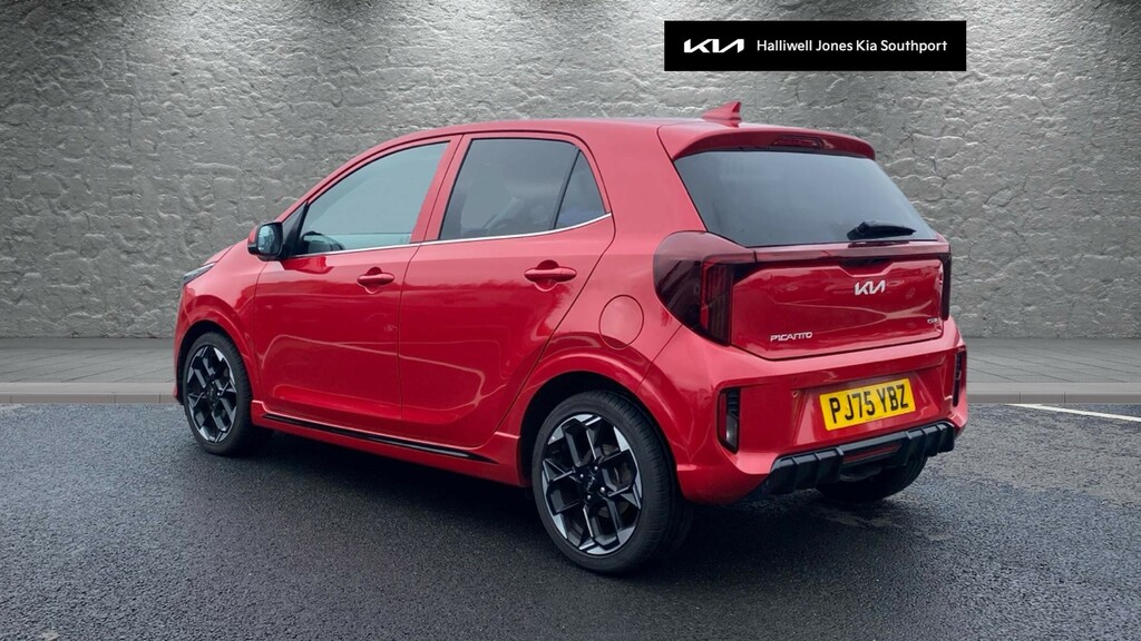 Kia Picanto 1.0 Gt-line Amt Euro 6 Ss Red #2