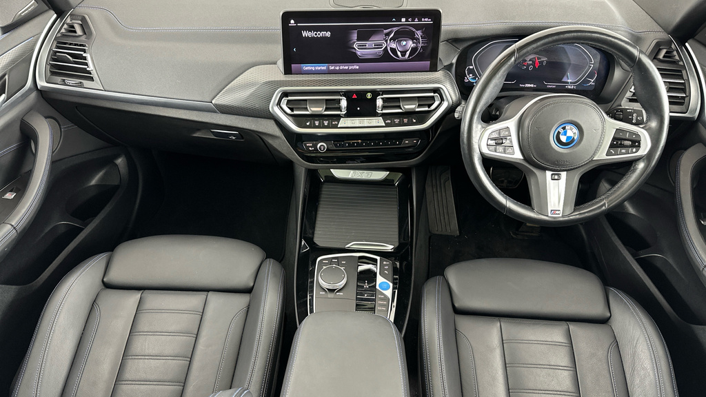 BMW iX3 80Kwh M Sport Pro Blue #4