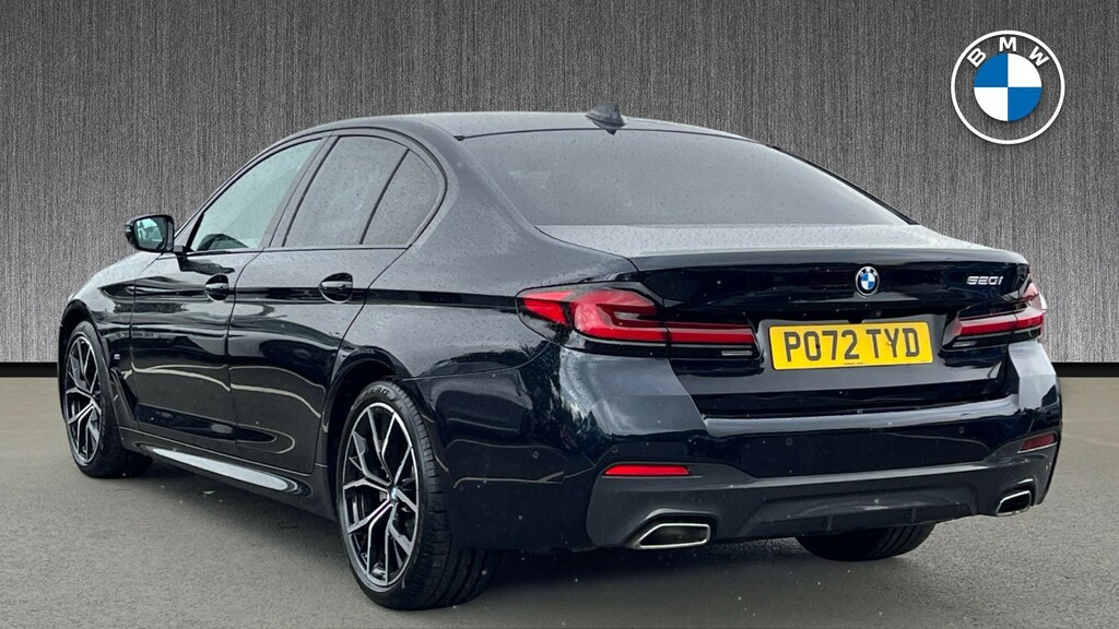 BMW 5 Series 2.0 520I Mht M Sport Steptronic Euro 6 Ss Black #2