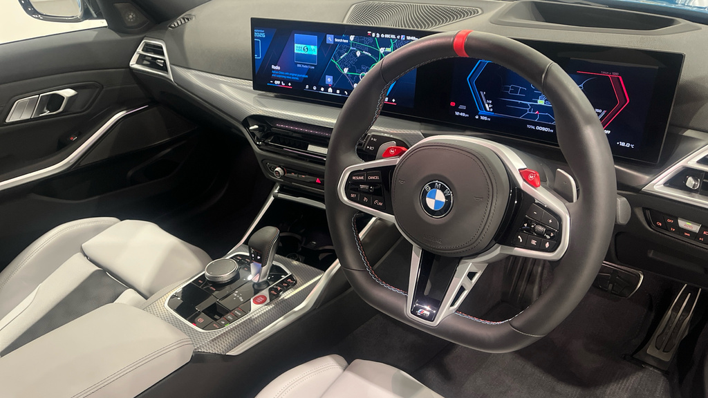 BMW M3 3.0 Biturbo Competition Touring Steptronic M Xdriv Blue #6